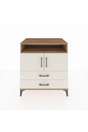 Kronos Şifonyer 3 Raflı 2 Çekmeceli 2 Kapaklı 88x59x96 Çam-Aytaşı