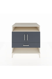 Kronos Şifonyer 3 Raflı Tek Çekmeceli 2 Kapaklı 88x59x96 Aytaşı-Antrasit