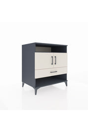 Kronos Şifonyer 3 Raflı Tek Çekmeceli 2 Kapaklı 88x59x96 Antrasit-Aytaşı