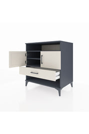 Kronos Şifonyer 3 Raflı Tek Çekmeceli 2 Kapaklı 88x59x96 Antrasit-Aytaşı