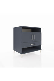 Kronos Şifonyer 3 Raflı Tek Çekmeceli 2 Kapaklı 88x59x96 Antrasit-Antrasit