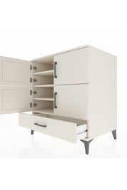 Kronos Şifonyer 4 Raflı Tek Çekmeceli 4 Kapaklı 88x59x96 Aytaşı-Aytaşı