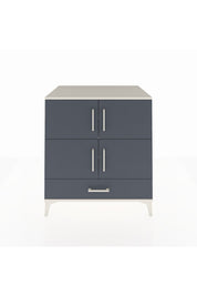 Kronos Şifonyer 4 Raflı Tek Çekmeceli 4 Kapaklı 88x59x96 Aytaşı-Antrasit