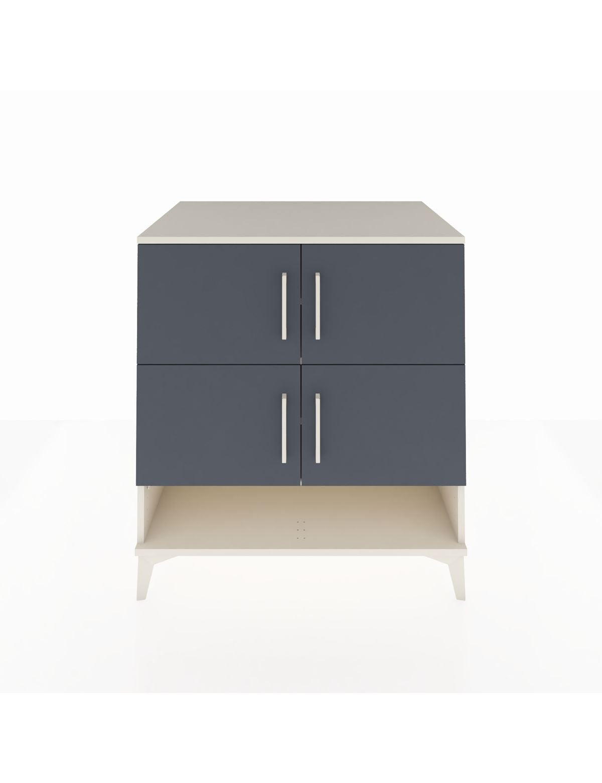 Kronos Şifonyer 4 Raflı 4 Kapaklı 88x59x96 Aytaşı-Antrasit