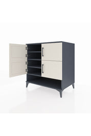 Kronos Şifonyer 4 Raflı 4 Kapaklı 88x59x96 Antrasit-Aytaşı