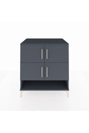 Kronos Şifonyer 4 Raflı 4 Kapaklı 88x59x96 Antrasit-Antrasit