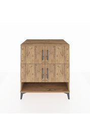 Kronos Şifonyer 4 Raflı 4 Kapaklı 88x59x96 Çam-Çam