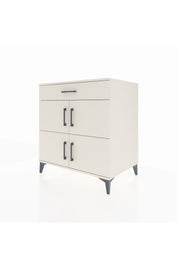 Kronos Şifonyer 3 Raflı Tek Çekmeceli 4 Kapaklı 88x59x96 Aytaşı-Aytaşı