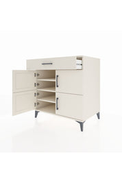 Kronos Şifonyer 3 Raflı Tek Çekmeceli 4 Kapaklı 88x59x96 Aytaşı-Aytaşı