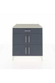 Kronos Şifonyer 3 Raflı Tek Çekmeceli 4 Kapaklı 88x59x96 Aytaşı-Antrasit