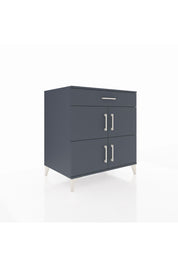 Kronos Şifonyer 3 Raflı Tek Çekmeceli 4 Kapaklı 88x59x96 Antrasit-Antrasit