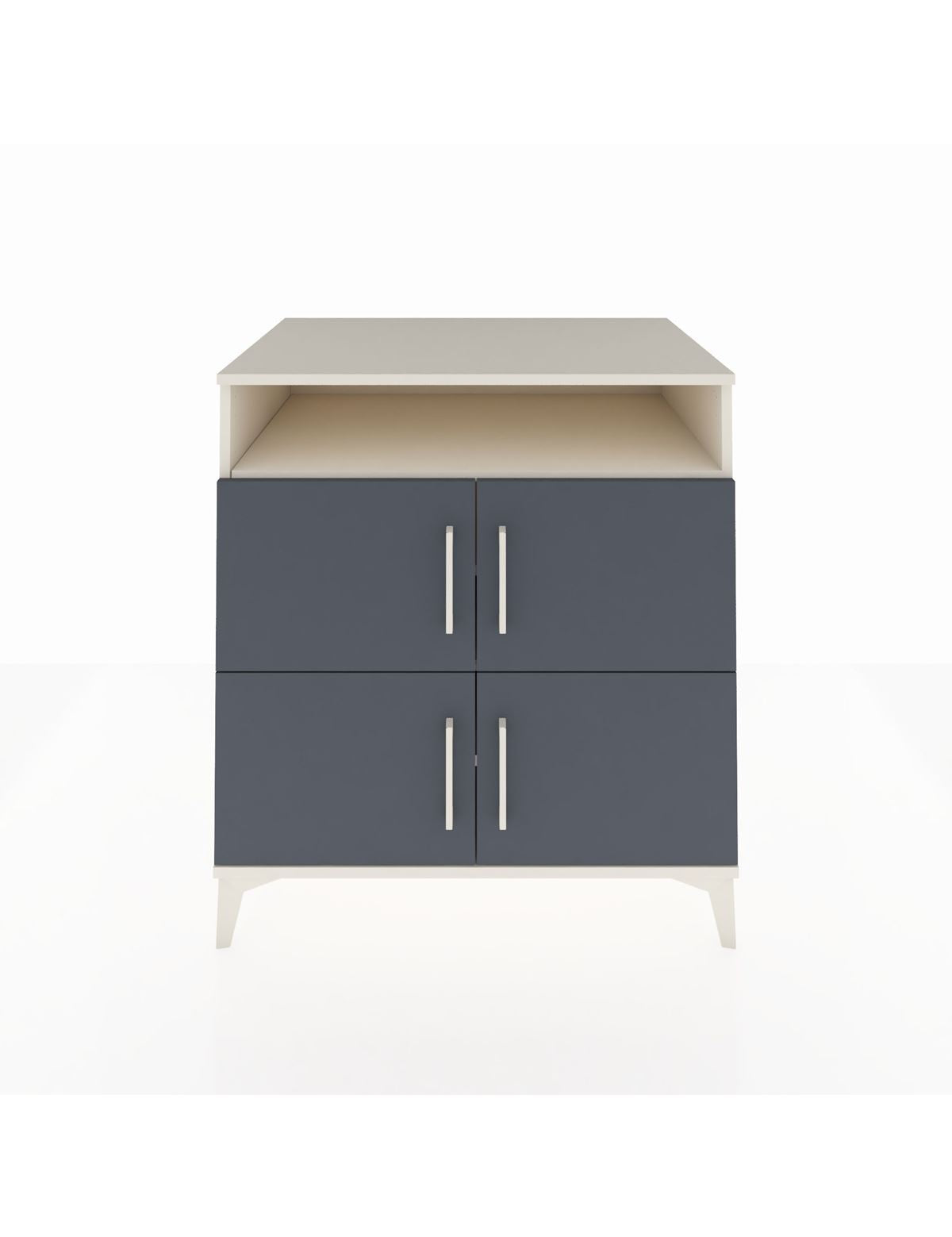 Kronos Şifonyer 4 Raflı 4 Kapaklı 88x59x96 Aytaşı-Antrasit