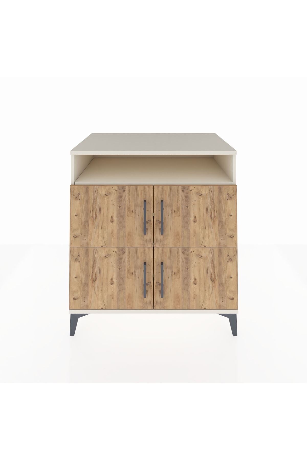 Kronos Şifonyer 4 Raflı 4 Kapaklı 88x59x96 Aytaşı-Çam