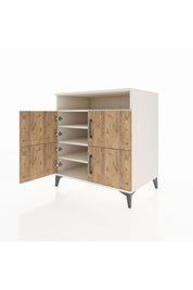 Kronos Şifonyer 4 Raflı 4 Kapaklı 88x59x96 Aytaşı-Çam