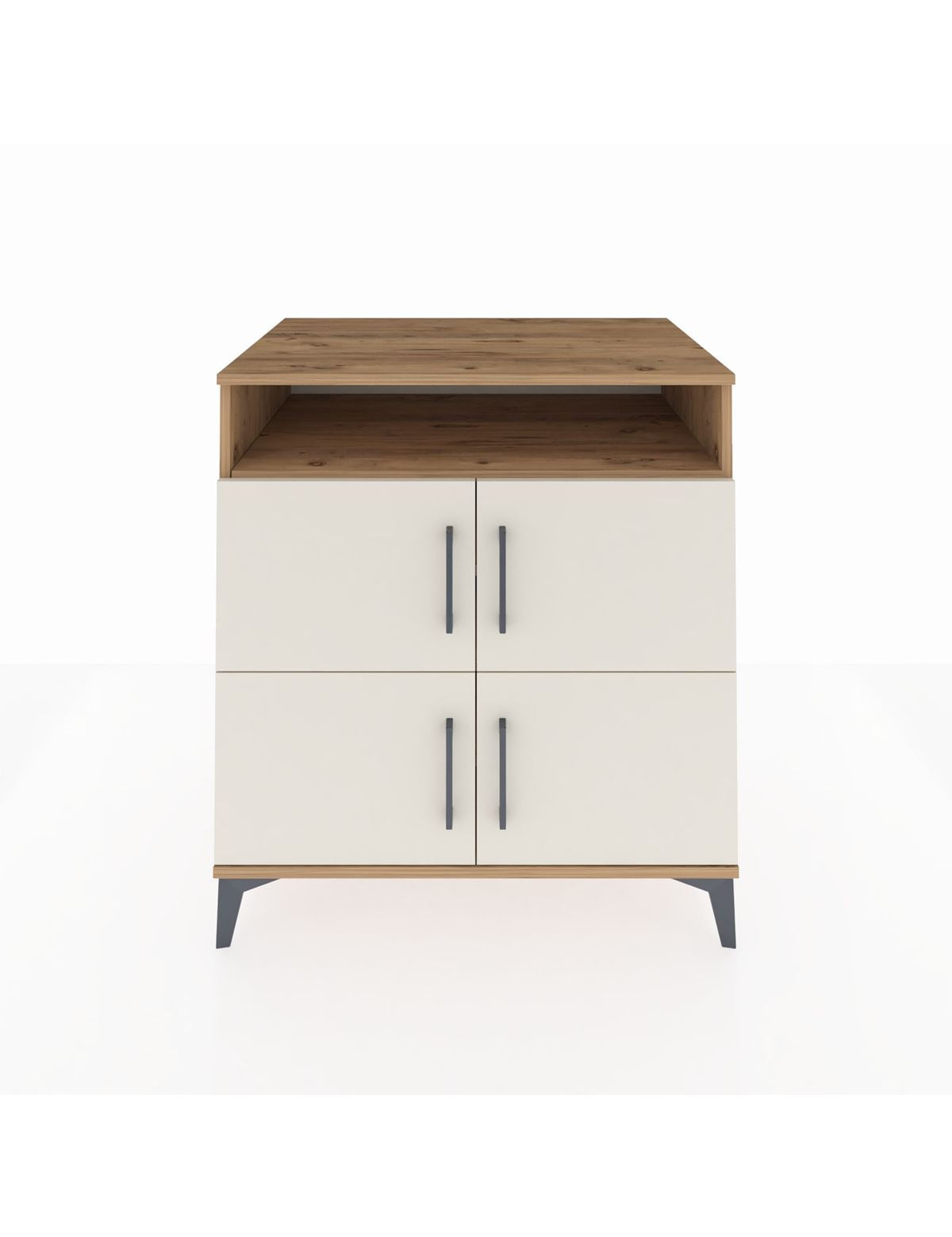 Kronos Şifonyer 4 Raflı 4 Kapaklı 88x59x96 Çam-Aytaşı