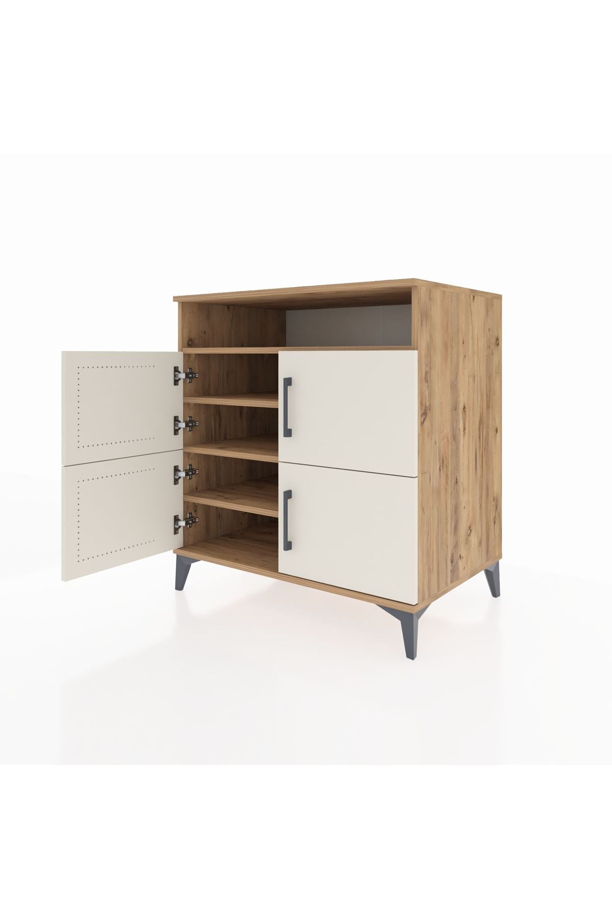 Kronos Şifonyer 4 Raflı 4 Kapaklı 88x59x96 - S70M044V7C