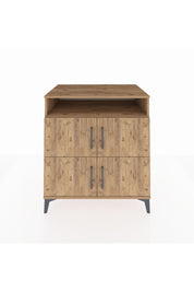 Kronos Şifonyer 4 Raflı 4 Kapaklı 88x59x96 Çam-Çam