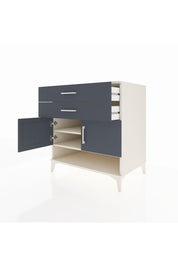 Kronos Şifonyer 2 Raflı 2 Çekmeceli 2 Kapaklı 88x59x96 Aytaşı-Antrasit