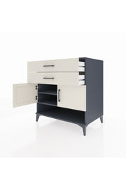 Kronos Şifonyer 2 Raflı 2 Çekmeceli 2 Kapaklı 88x59x96 Antrasit-Aytaşı