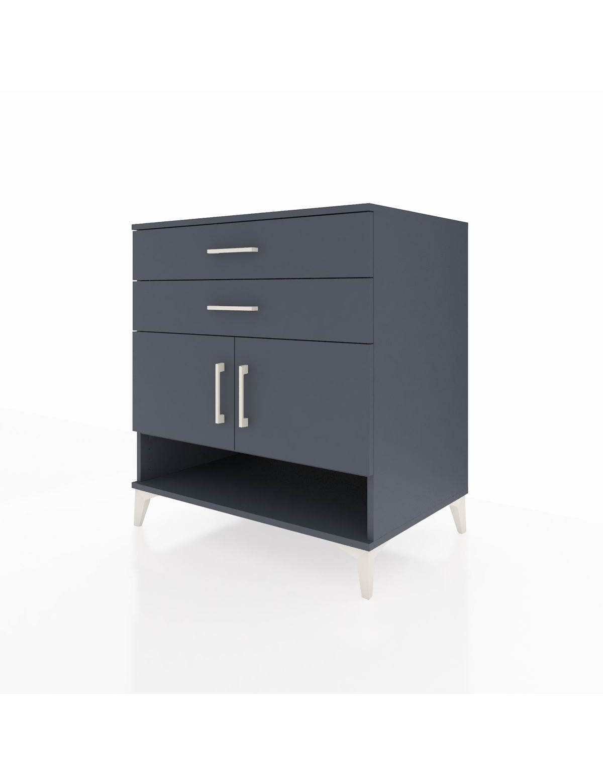 Kronos Şifonyer 2 Raflı 2 Çekmeceli 2 Kapaklı 88x59x96 - S70M046V5C