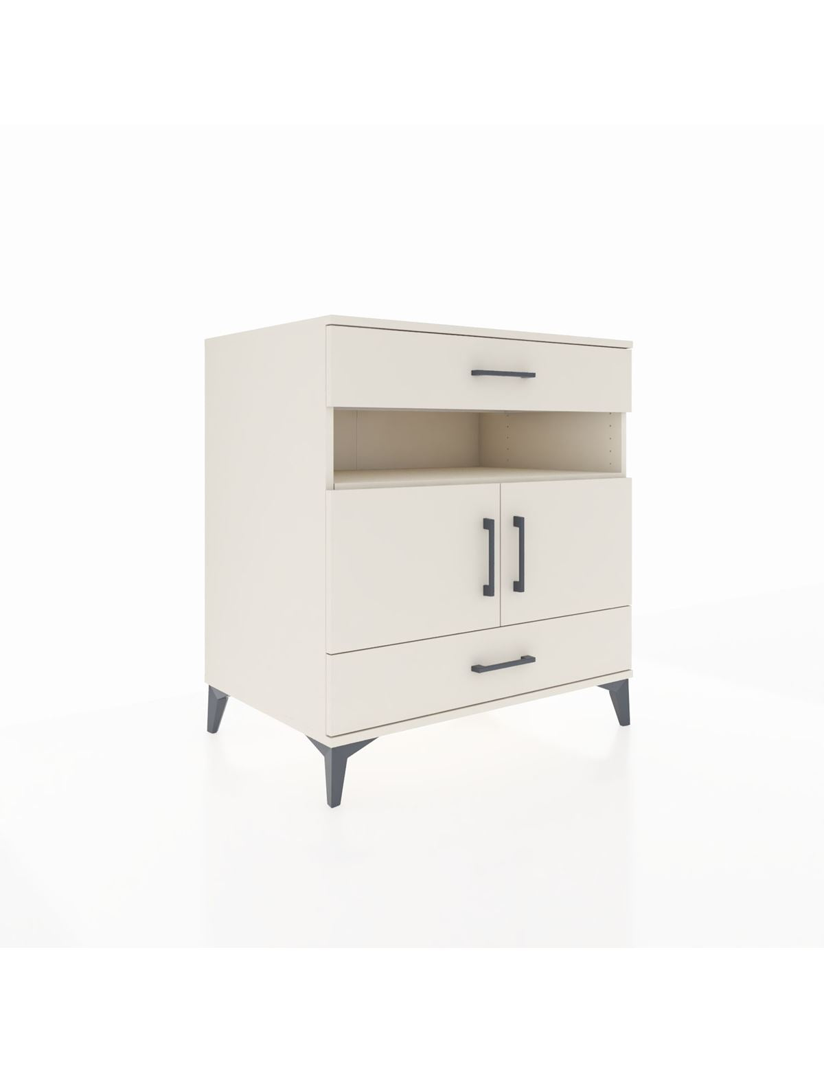 Kronos Şifonyer 2 Raflı 2 Çekmeceli 2 Kapaklı 88x59x96 Aytaşı-Aytaşı