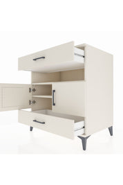 Kronos Şifonyer 2 Raflı 2 Çekmeceli 2 Kapaklı 88x59x96 Aytaşı-Aytaşı