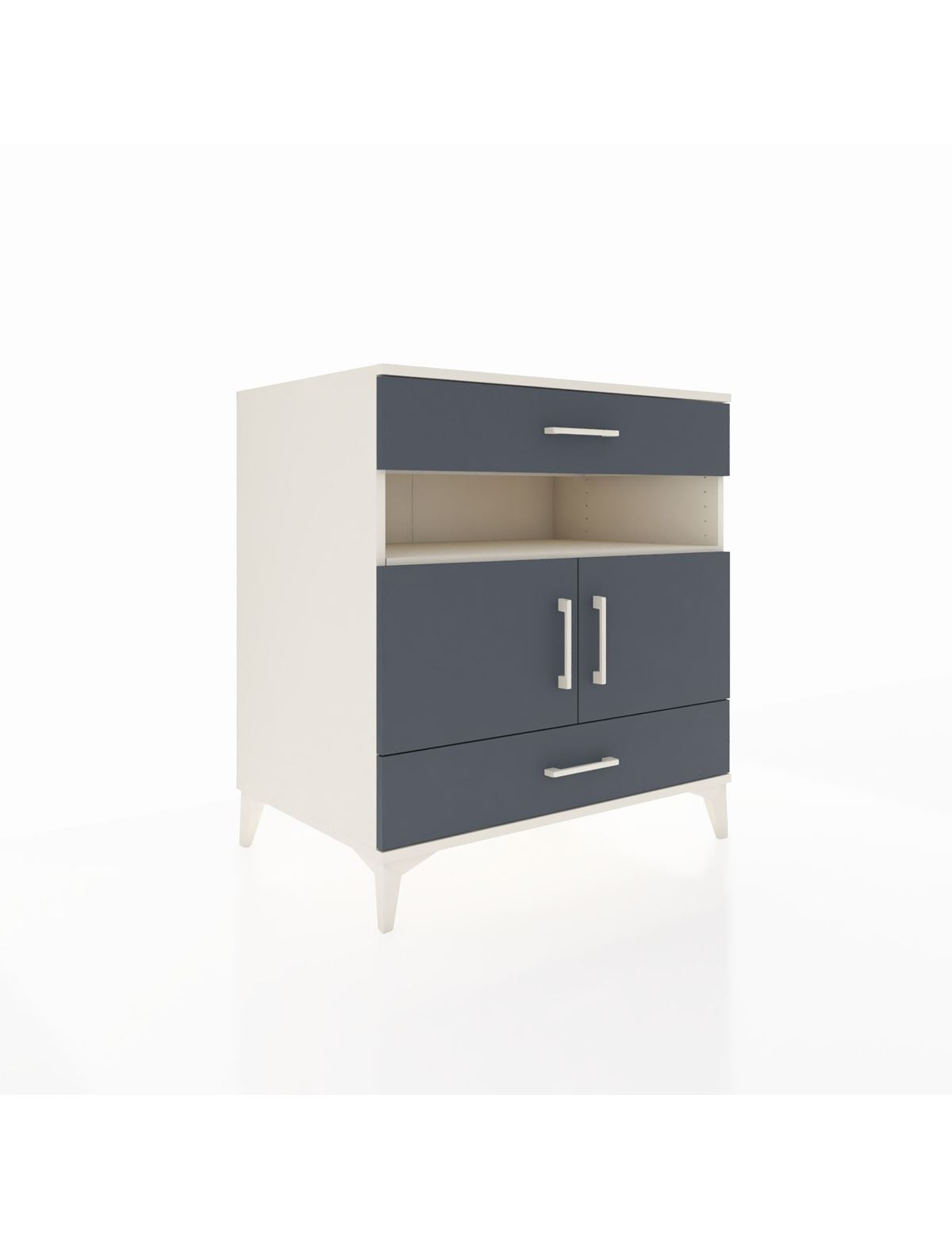 Kronos Şifonyer 2 Raflı 2 Çekmeceli 2 Kapaklı 88x59x96 Aytaşı-Antrasit