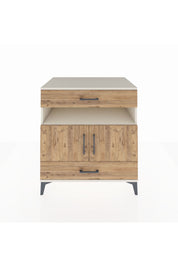 Kronos Şifonyer 2 Raflı 2 Çekmeceli 2 Kapaklı 88x59x96 Aytaşı-Çam