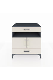 Kronos Şifonyer 2 Raflı 2 Çekmeceli 2 Kapaklı 88x59x96 Antrasit-Aytaşı