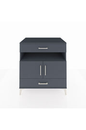 Kronos Şifonyer 2 Raflı 2 Çekmeceli 2 Kapaklı 88x59x96 Antrasit-Antrasit