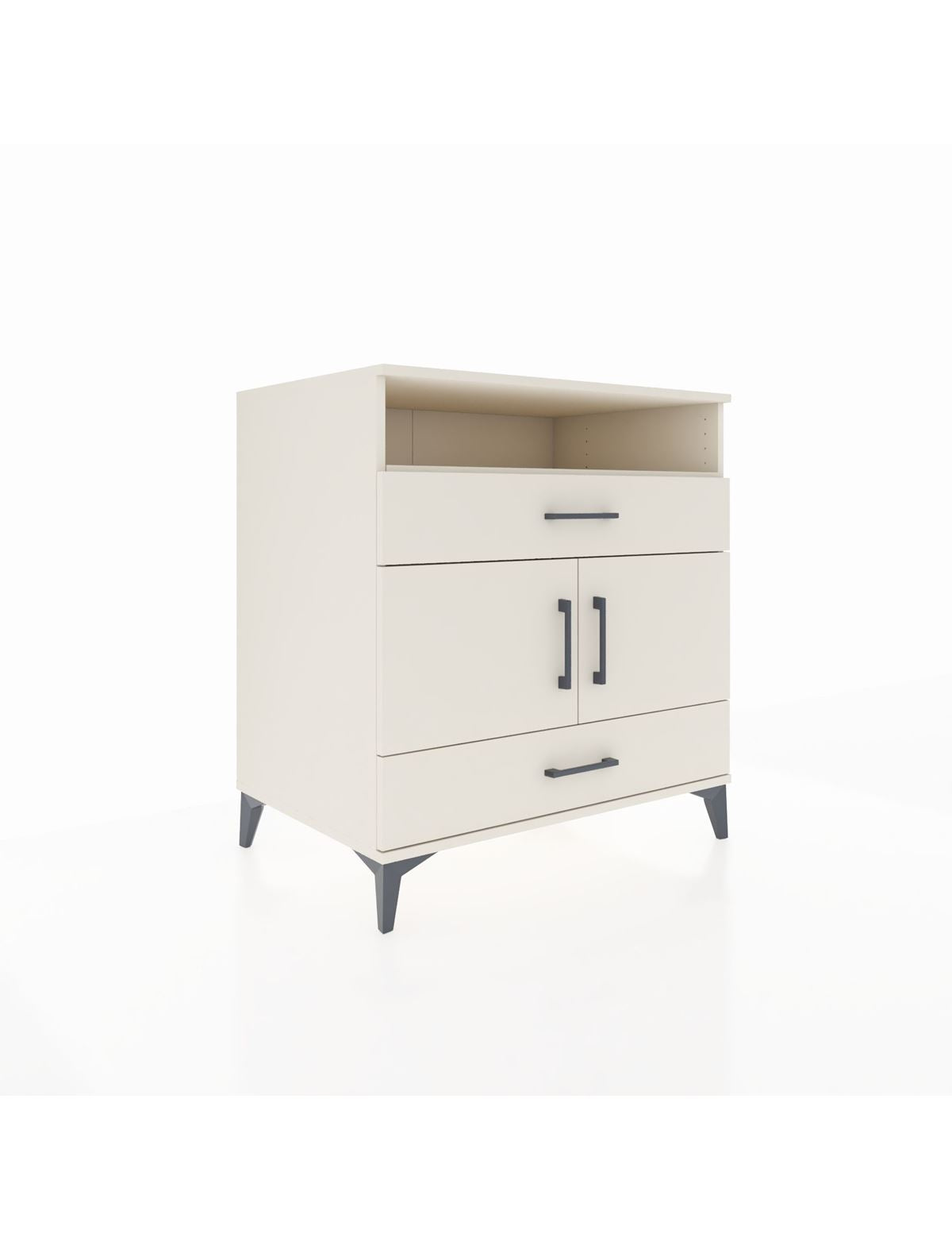 Kronos Şifonyer 2 Raflı 2 Çekmeceli 2 Kapaklı 88x59x96 Aytaşı-Aytaşı