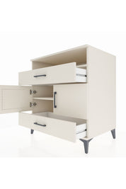 Kronos Şifonyer 2 Raflı 2 Çekmeceli 2 Kapaklı 88x59x96 Aytaşı-Aytaşı