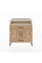 Kronos Şifonyer 2 Raflı 2 Çekmeceli 2 Kapaklı 88x59x96 Aytaşı-Çam