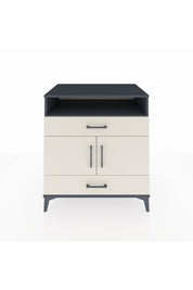 Kronos Şifonyer 2 Raflı 2 Çekmeceli 2 Kapaklı 88x59x96 Antrasit-Aytaşı