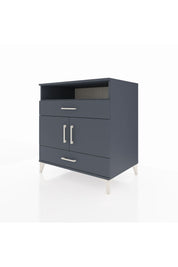 Kronos Şifonyer 2 Raflı 2 Çekmeceli 2 Kapaklı 88x59x96 Antrasit-Antrasit