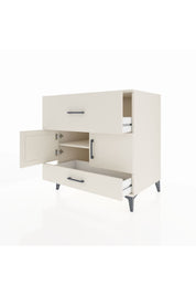 Kronos Şifonyer Tek Raflı 2 Çekmeceli 2 Kapaklı 88x59x96 Aytaşı-Aytaşı