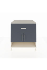 Kronos Şifonyer 2 Raflı Tek Çekmeceli 2 Kapaklı 88x59x96 Aytaşı-Antrasit