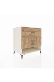 Kronos Şifonyer 2 Raflı Tek Çekmeceli 2 Kapaklı 88x59x96 Aytaşı-Çam