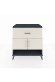 Kronos Şifonyer 2 Raflı Tek Çekmeceli 2 Kapaklı 88x59x96 Antrasit-Aytaşı