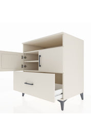 Kronos Şifonyer 3 Raflı Tek Çekmeceli 2 Kapaklı 88x59x96 Aytaşı-Aytaşı