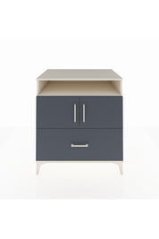 Kronos Şifonyer 3 Raflı Tek Çekmeceli 2 Kapaklı 88x59x96 Aytaşı-Antrasit