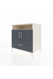 Kronos Şifonyer 3 Raflı Tek Çekmeceli 2 Kapaklı 88x59x96 Aytaşı-Antrasit