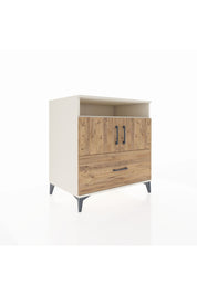 Kronos Şifonyer 3 Raflı Tek Çekmeceli 2 Kapaklı 88x59x96 Aytaşı-Çam