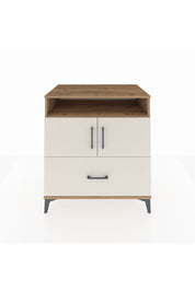 Kronos Şifonyer 3 Raflı Tek Çekmeceli 2 Kapaklı 88x59x96 Çam-Aytaşı