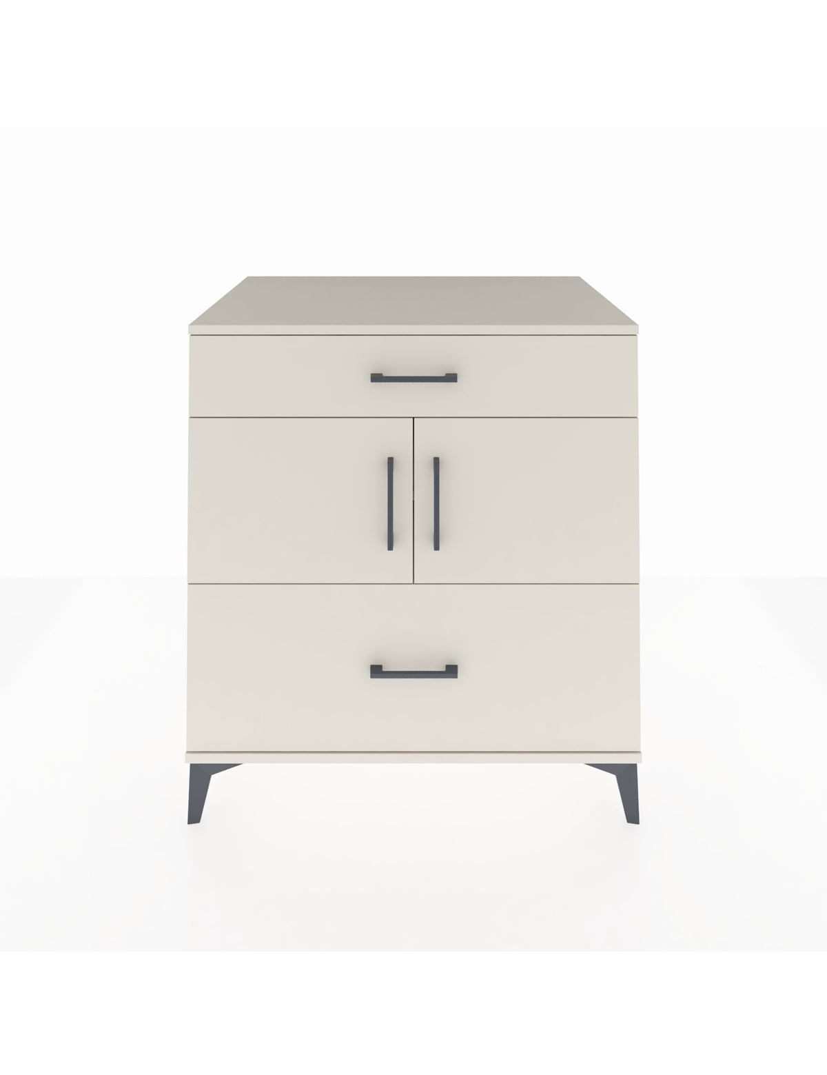 Kronos Şifonyer 2 Raflı 2 Çekmeceli 2 Kapaklı 88x59x96 Aytaşı-Aytaşı