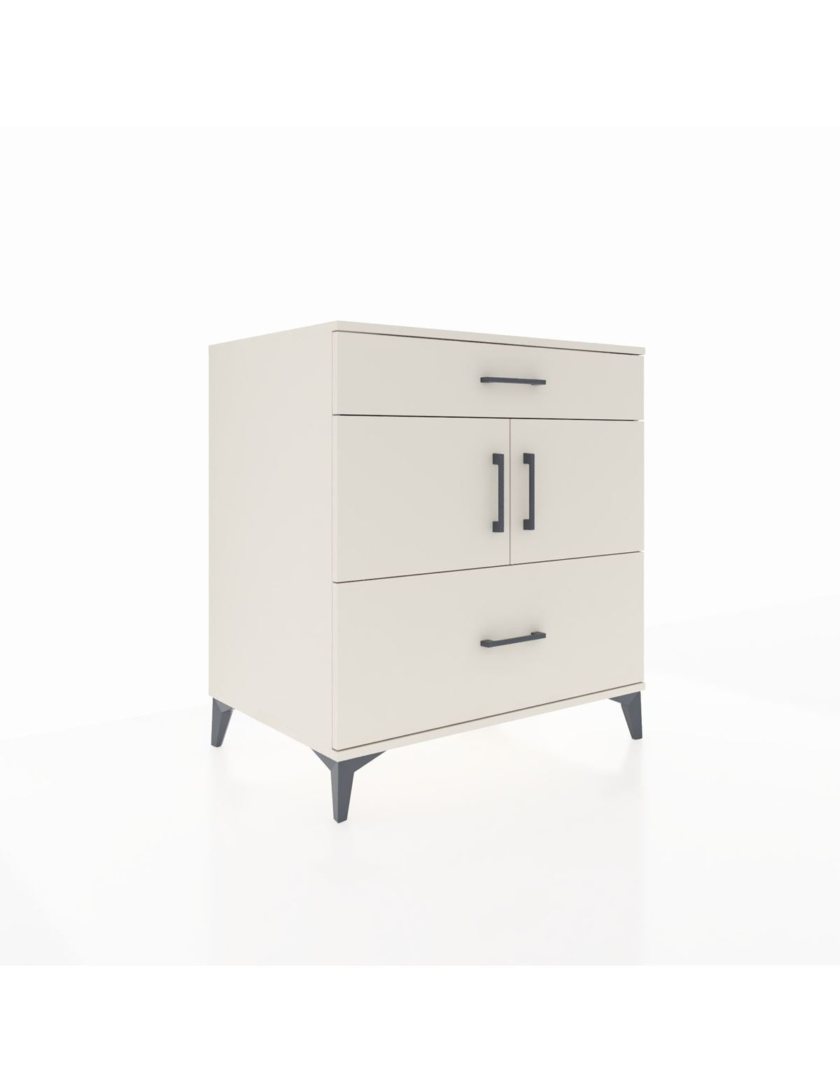 Kronos Şifonyer 2 Raflı 2 Çekmeceli 2 Kapaklı 88x59x96 Aytaşı-Aytaşı