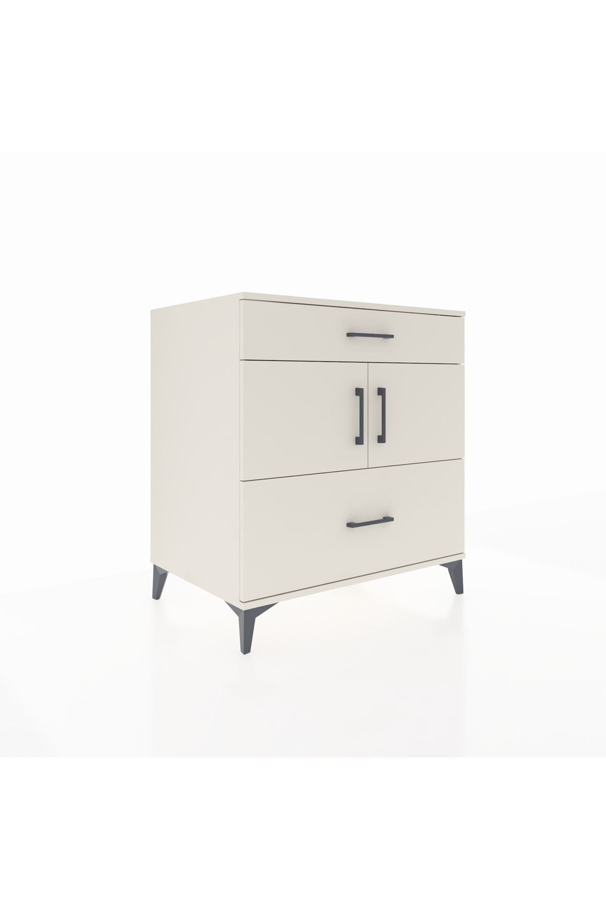 Kronos Şifonyer 2 Raflı 2 Çekmeceli 2 Kapaklı 88x59x96 Aytaşı-Aytaşı