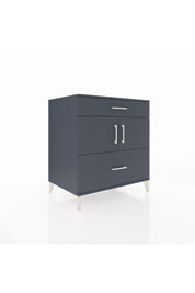 Kronos Şifonyer 2 Raflı 2 Çekmeceli 2 Kapaklı 88x59x96 Antrasit-Antrasit