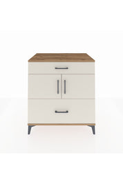 Kronos Şifonyer 2 Raflı 2 Çekmeceli 2 Kapaklı 88x59x96 Çam-Aytaşı