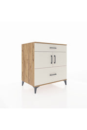 Kronos Şifonyer 2 Raflı 2 Çekmeceli 2 Kapaklı 88x59x96 Çam-Aytaşı